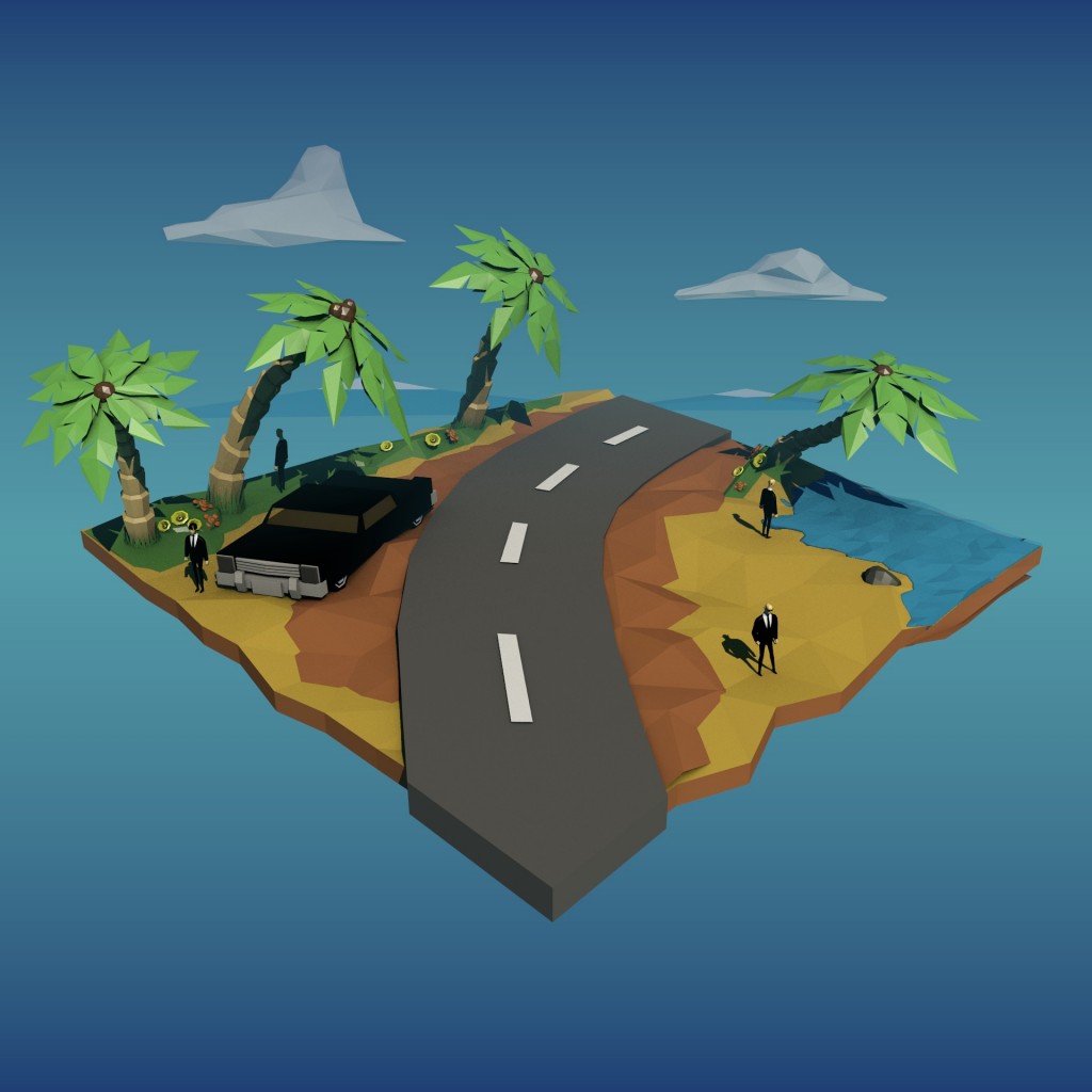 Triad Holiday - Low Poly Tile preview image 1